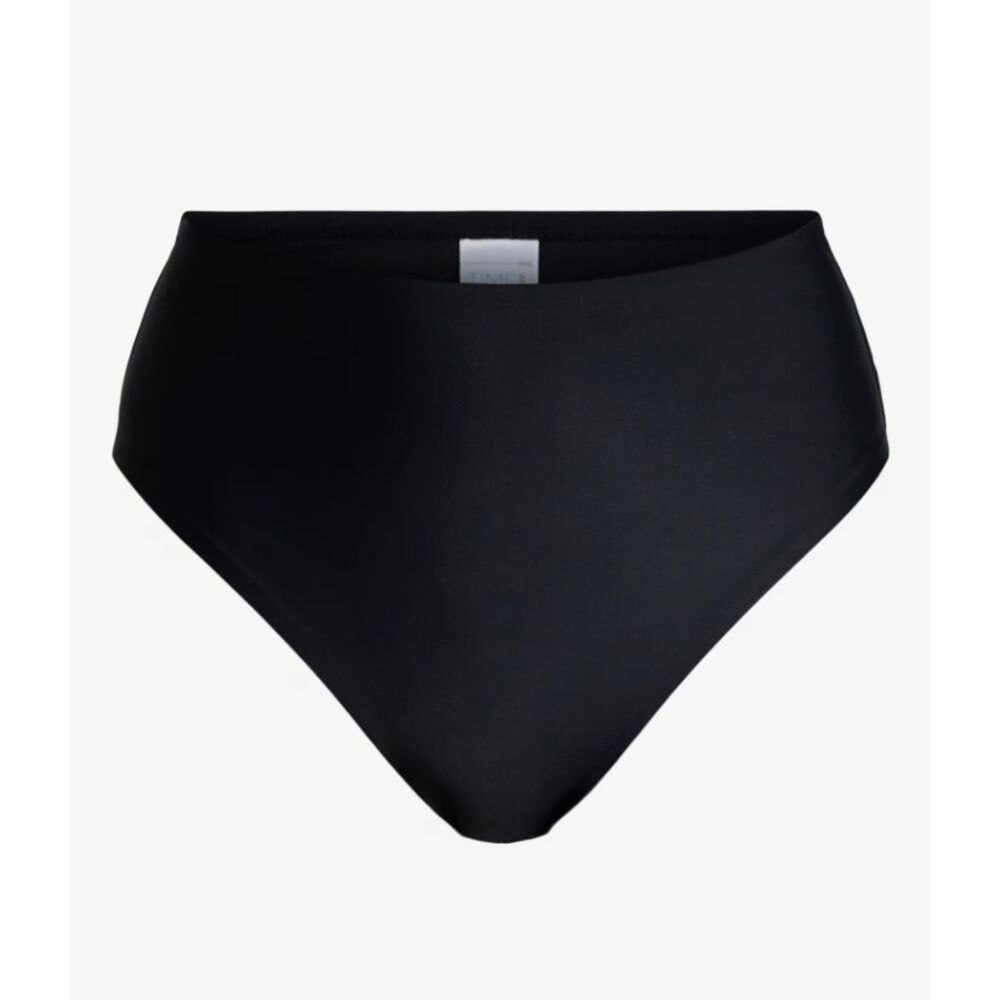 Time and Tru Women's High Rise Black Bikini Bottoms 3X